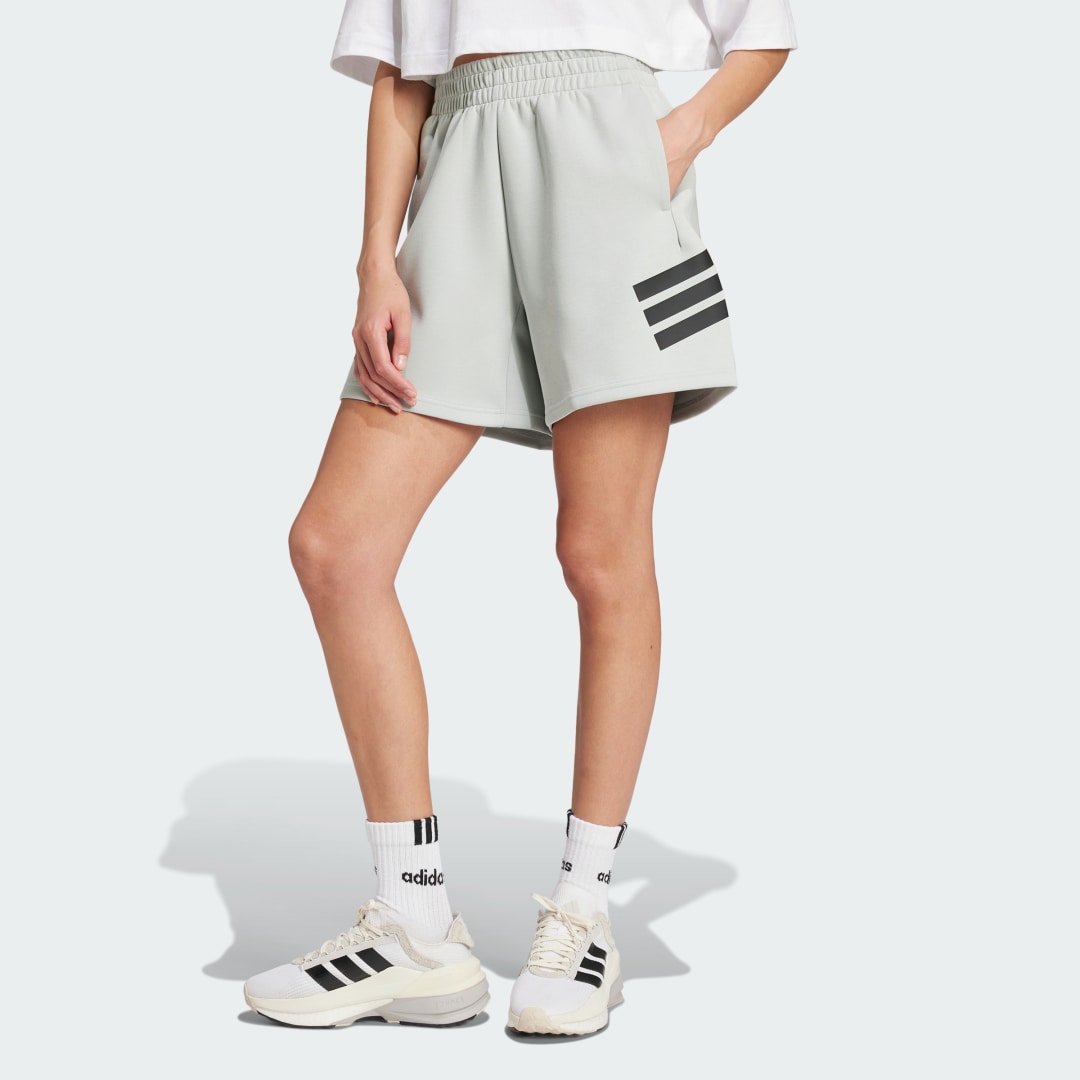 Shorts adidas Performance Future Icons 3-Stripes Relaxed Shorts Grøn | JC5446, 0