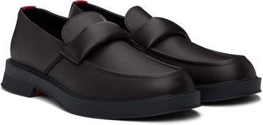 Skopleje BOSS Hugo Embossed-Logo Loafers Brun | 50536253, 3