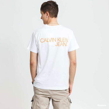 T-shirt CALVIN KLEIN Monogram Clear Hvid | J30J317507 YAF, 3