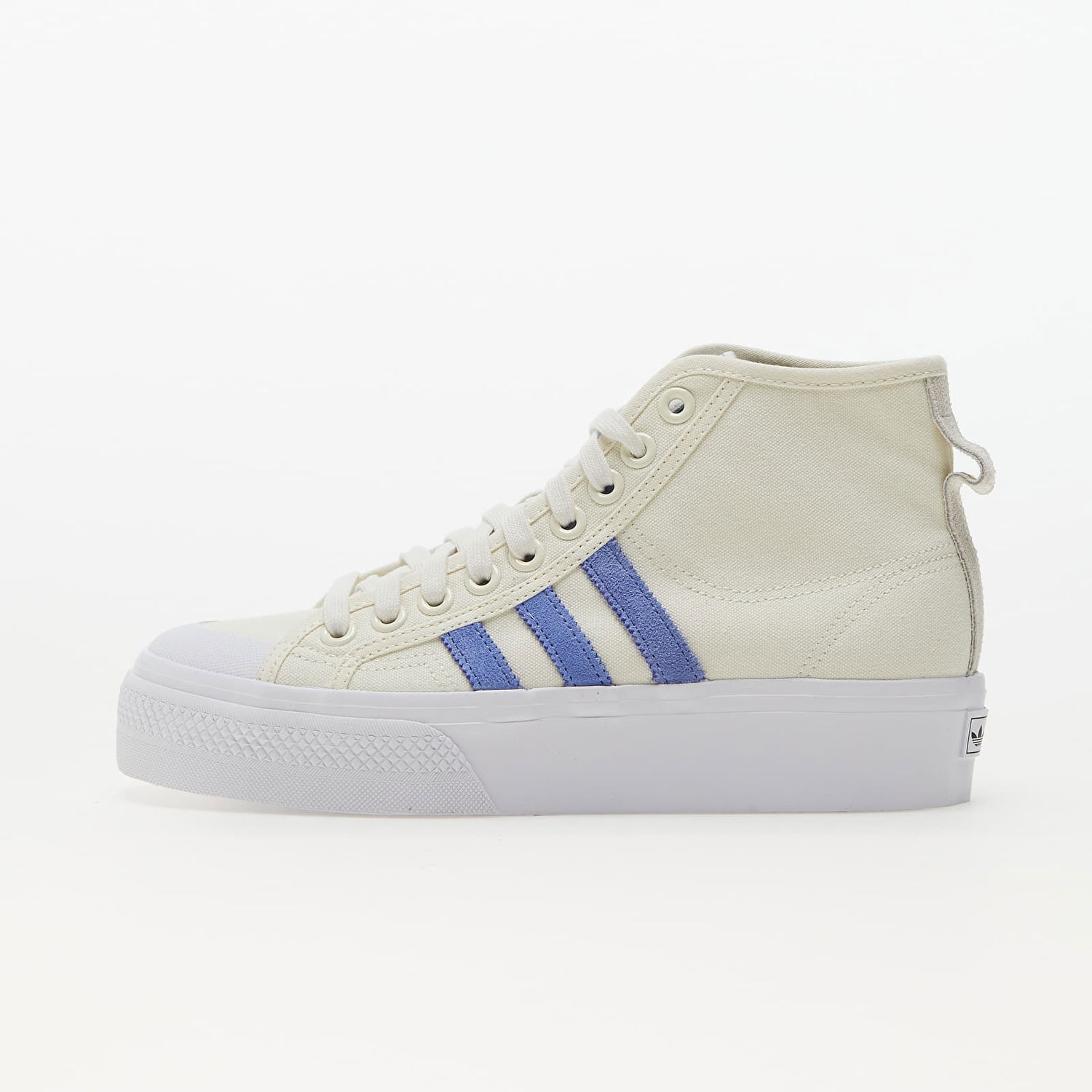 Sneakers og sko adidas Originals Nizza Platform Mid W Off White/ Blue Fusion/ Cloud White Hvid | FZ6189, 0