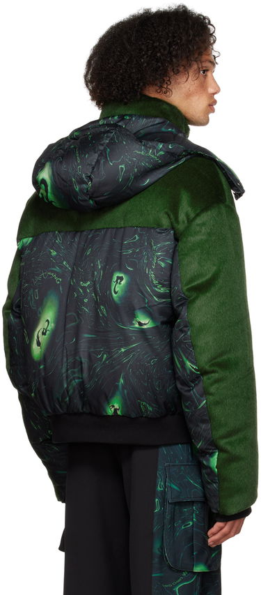 Puffer jakke Feng Chen Wang Feng Chen Wang Lacquerware Down Jacket Grøn | FUF14JK06, 2