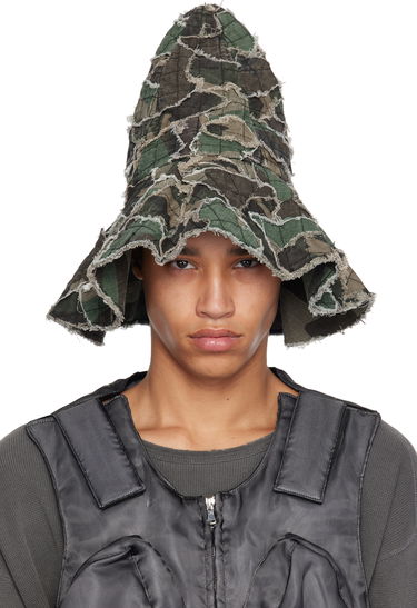 Hat Who Decides War Who Decides War Highest Point Denim Bucket Hat Grøn | 1341540030SS25, 0