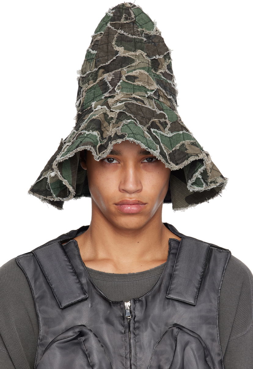 Hat Who Decides War Who Decides War Highest Point Denim Bucket Hat Grøn | 1341540030SS25