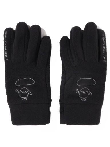Handsker BAPE Ape Face Glove Sort | 1I80-182-006