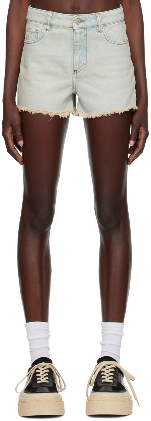 Shorts AMI Five Pockets Shorts Blå | FSO104.DE0002, 0