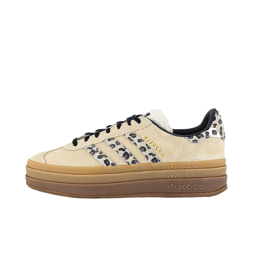Sneakers og sko adidas Originals Gazelle Bold Cream Black Leopard W Beige | JI1370