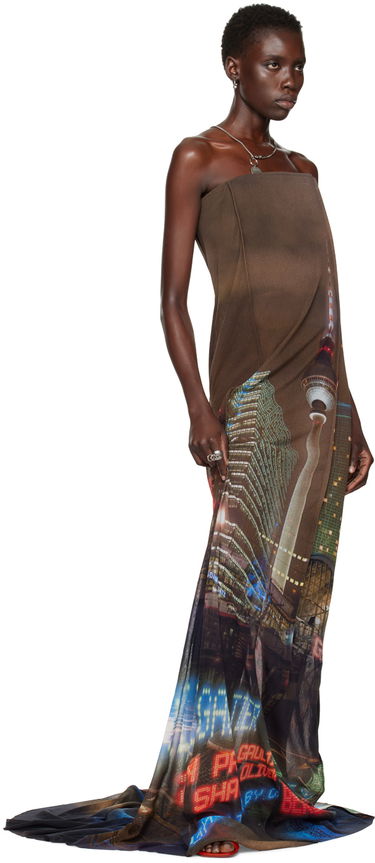 Kjole Jean Paul Gaultier Shayne Oliver Edition Maxi Dress Flerfarvet | 24/27-F-RO181-T551-60405030, 4