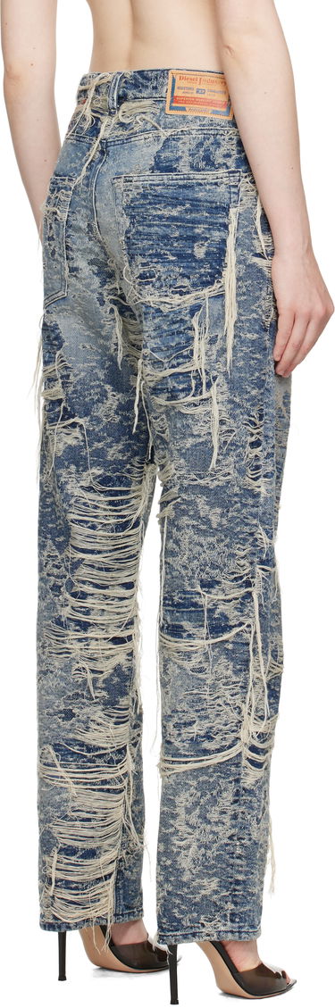Jeans Diesel Diesel 1988 D-Ark Regular Fit Distressed Jeans Blå | A19193 09M04, 2