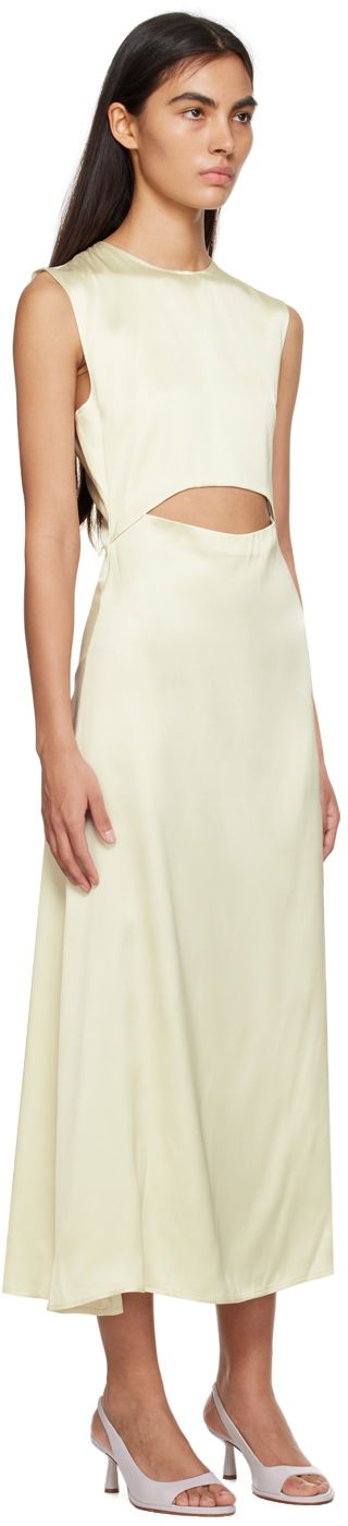 Kjole Loulou de Saison Loulou de Saison Copan Cutout Maxi Dress Gul | COPAN, 1