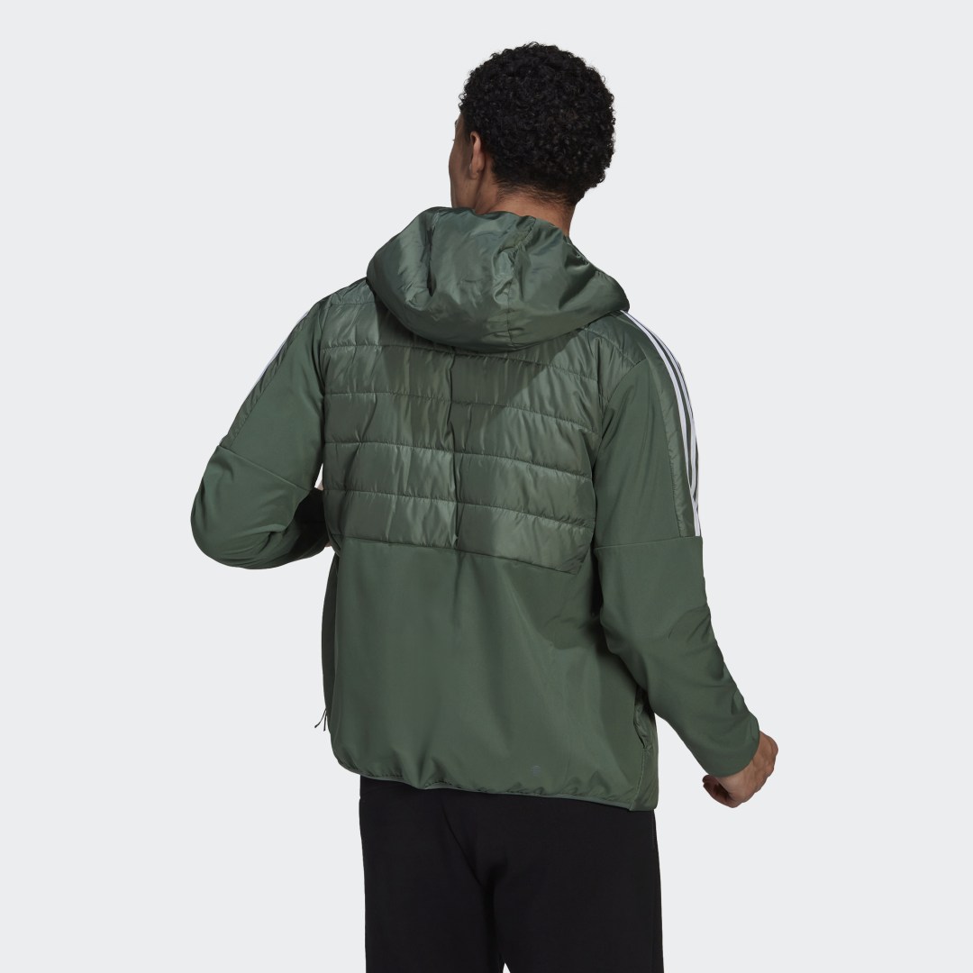 Jakke adidas Originals Essentials Insulated Hooded Hybrid Jacket Grøn | HK4636, 1