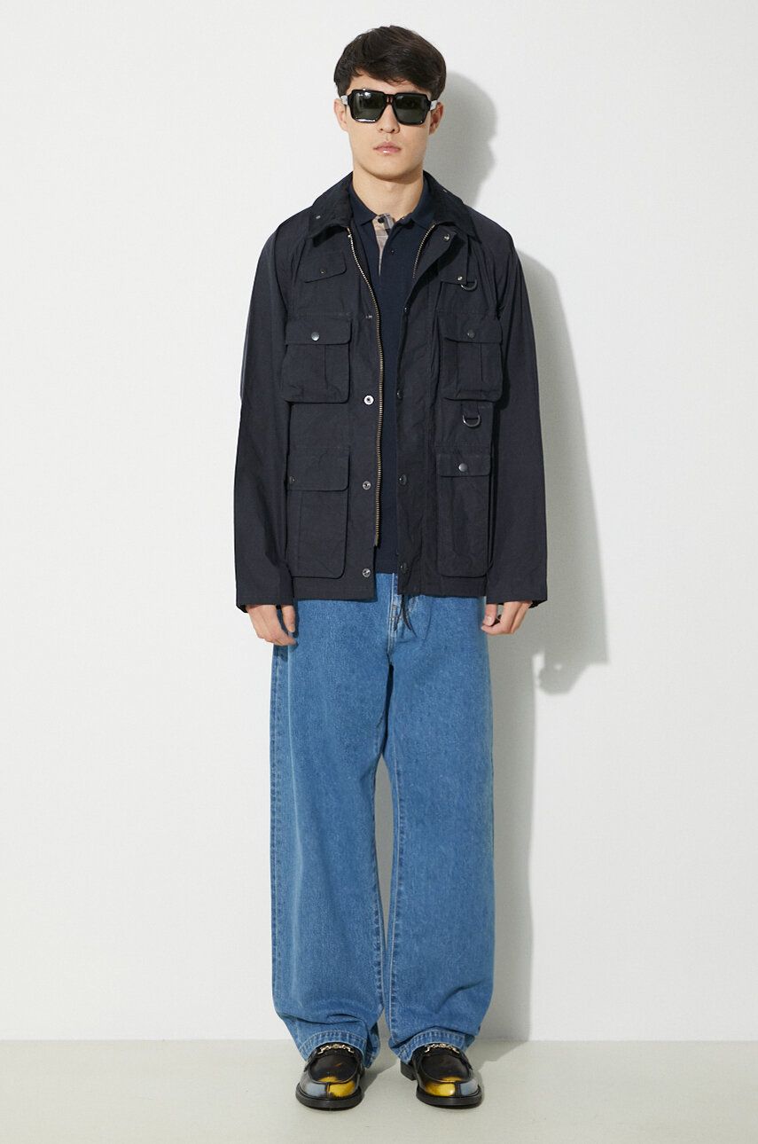Polo skjorte Barbour Short Sleeve Polo Shirt Mørkeblå | MML0012, 1