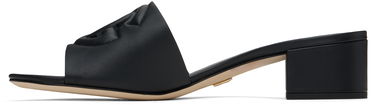 Sneakers og sko Dolce & Gabbana Heeled Leather Sandals Sort | CR1139 AY329, 2
