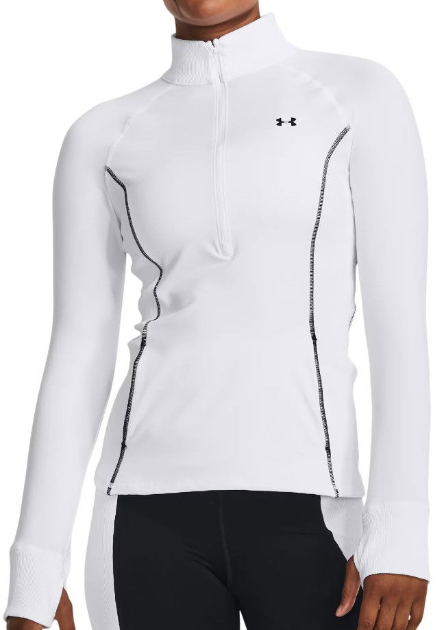 Tøj Under Armour Train CW 1/2 Zip Hvid | 1379886-100