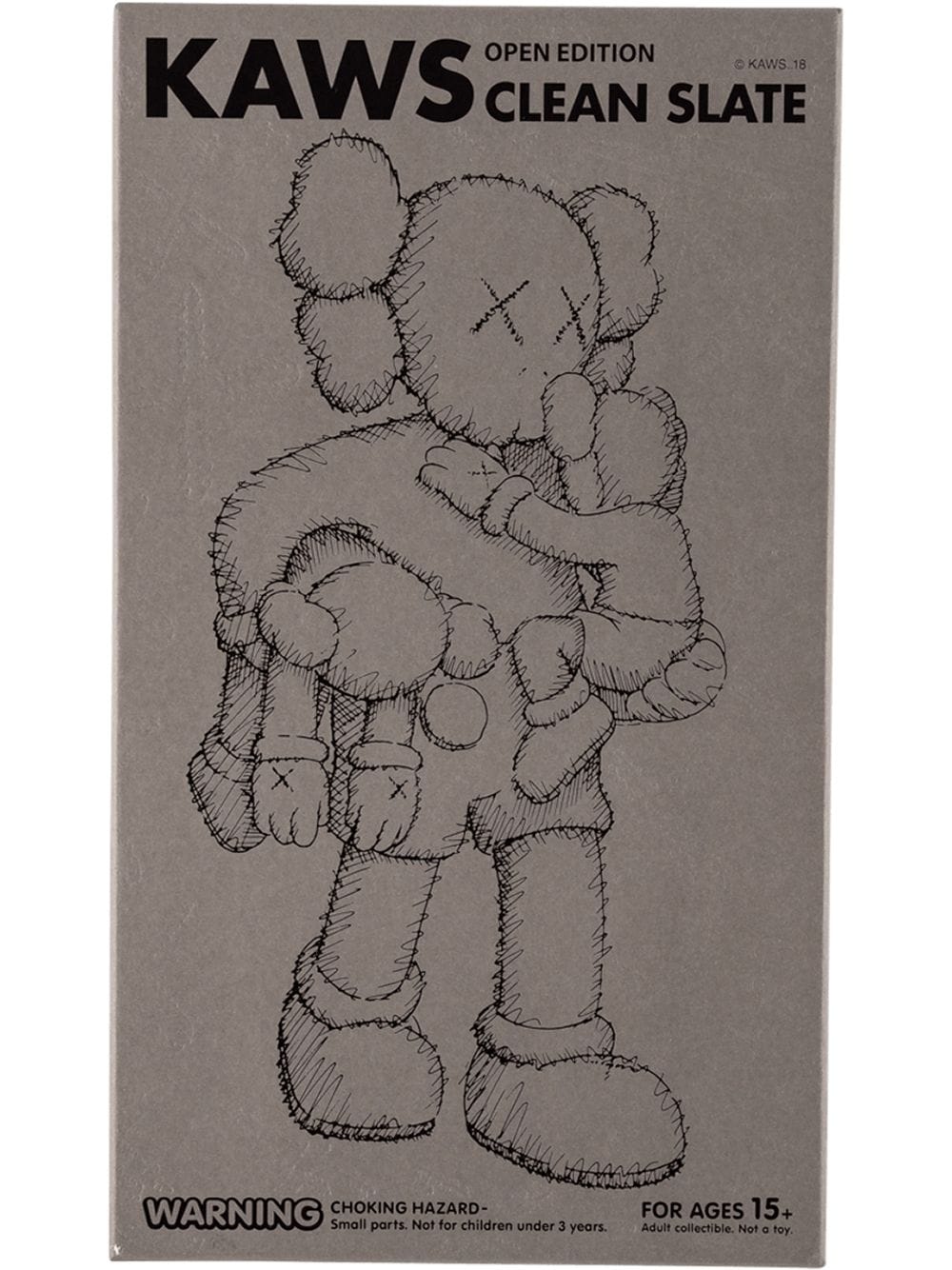 Collectible Medicom Toy Clean Slate figure Brun | KAWS02914454512, 0