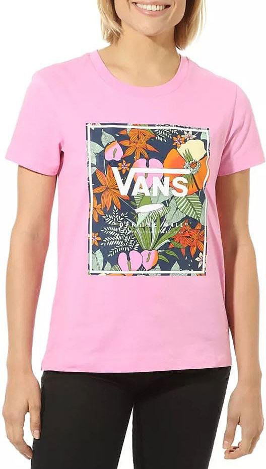 T-shirt Vans WM BOXLET T-Shirt Lyserød | vn0a4do2unu1