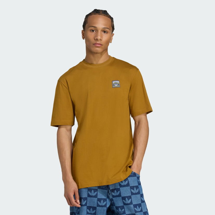 T-shirt adidas Performance Wabash Relaxed Fit T-Shirt Brun | JW0160