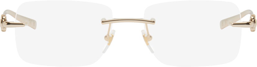Solbriller Gucci Gucci Horsebit Rimless Glasses Metalisk | GG1703O-003