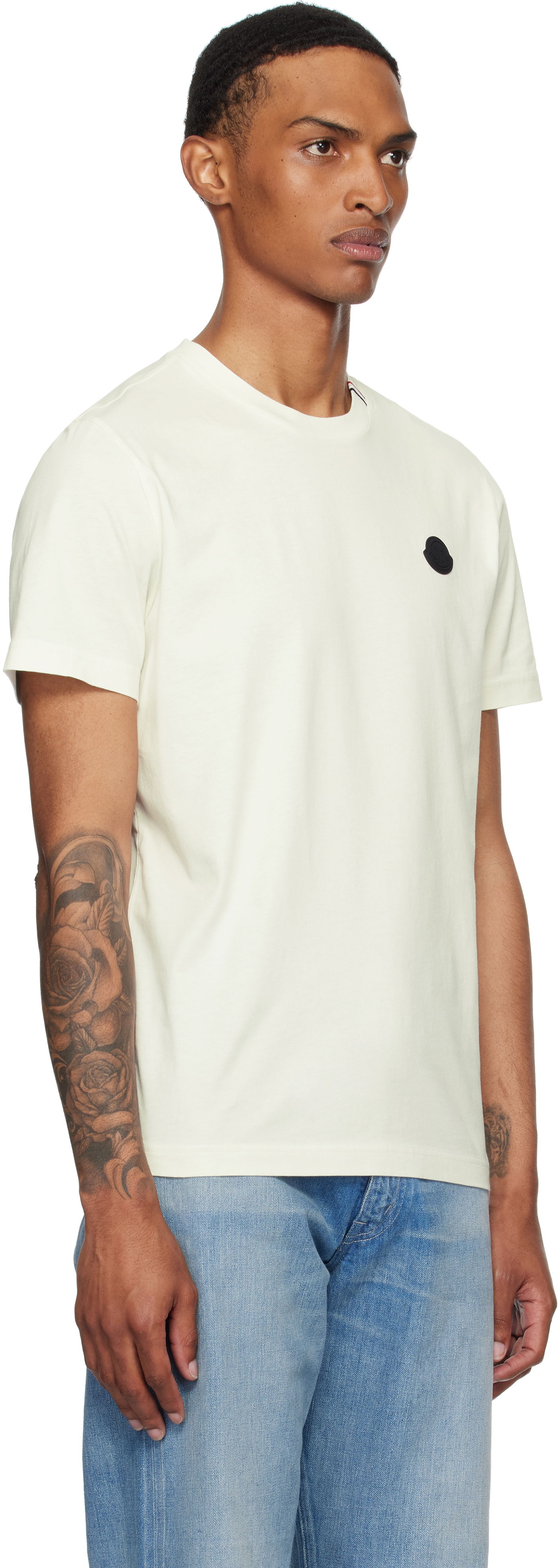 T-shirt Moncler Moncler Short Sleeve T-Shirt Beige | K20918C0003289AYW, 1