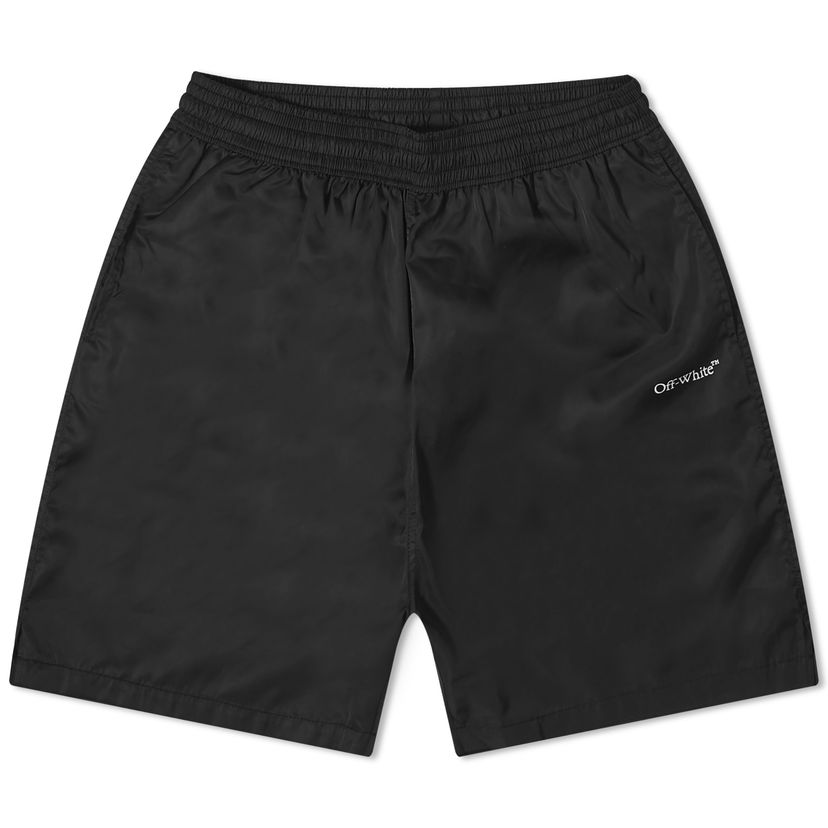 Badetøj Off-White Arrow Swim Shorts Sort | OMFD008C99FAB0011001