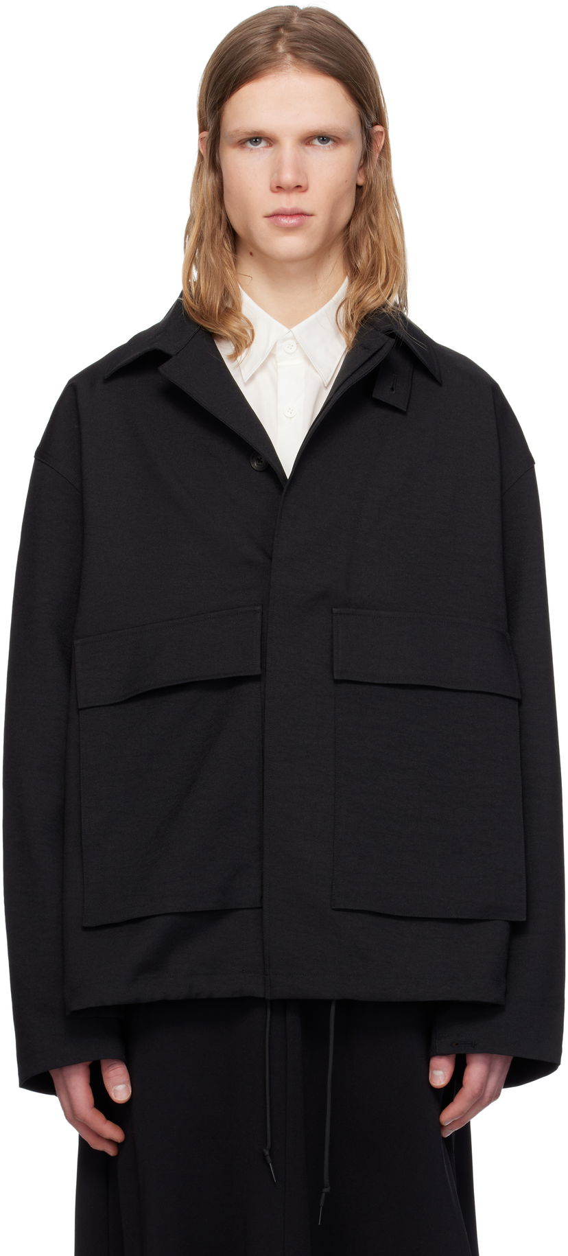 Jakke Y-3 Y-3 Sport Uniform Coach Jacket Sort | JN4907