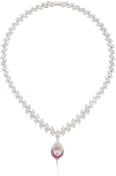 Halskæde Ottolinger Ottolinger Exclusive Diamond Dip Necklace Lyserød | 2500613E, 0