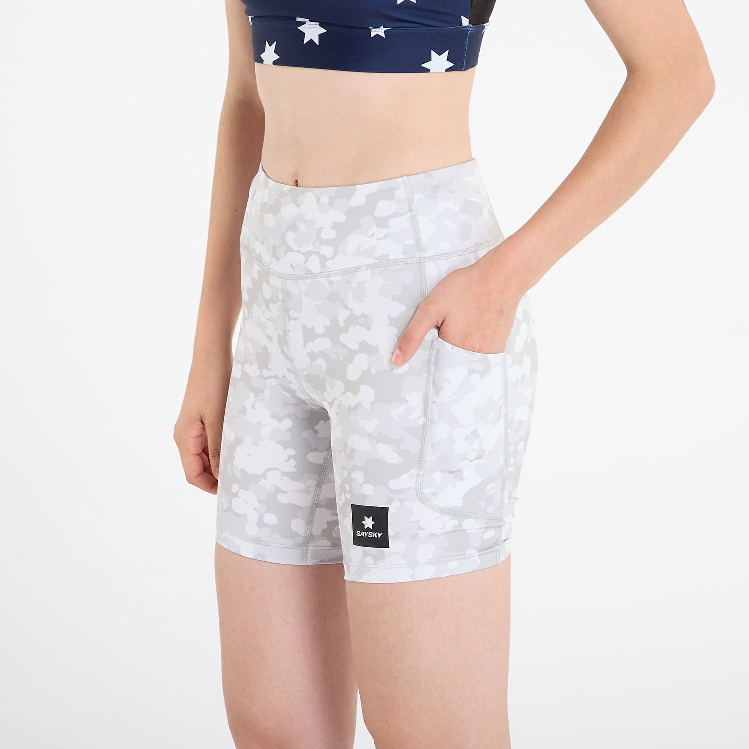 Shorts Saysky Camo Combat+ Short Tights 7" AOP Hvid | OWRST30C1049, 1