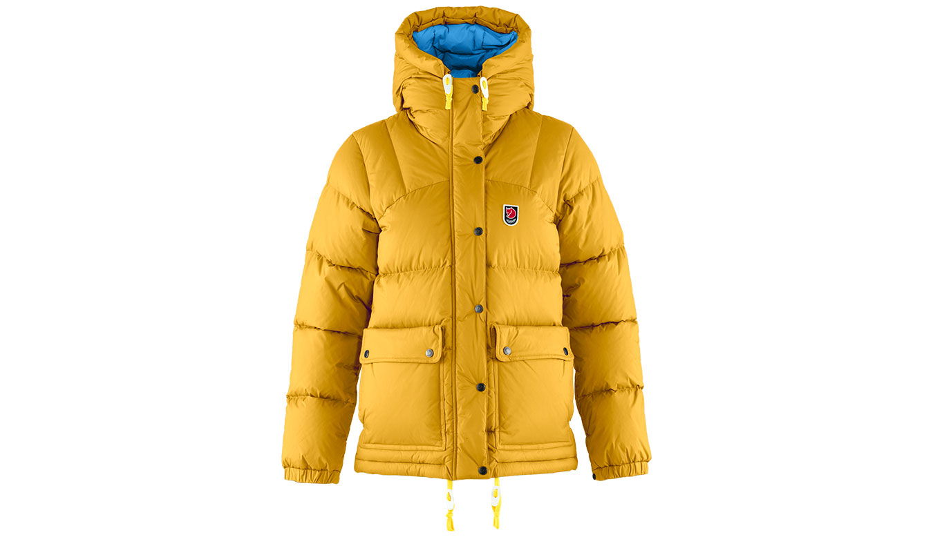 Puffer jakke FJÄLLRÄVEN Expedition Down Lite Jacket Gul | F89995-161-525, 0