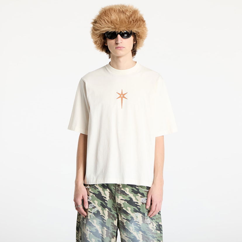 T-shirt Marcelo Burlon Marcelo Burlon County Goth Boxy T-Shirt Hvid | CMAA05AS25JER0036F60