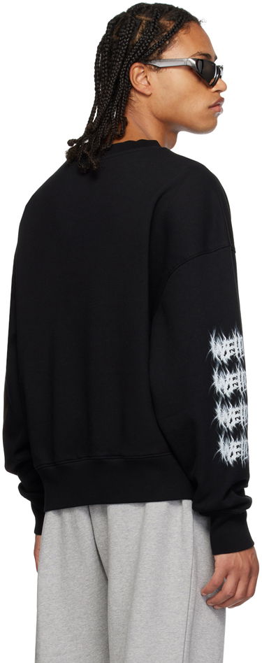 Sweatshirt We11done We11done Crewneck Sweatshirt Sort | WD-TS3-23-710-U-BK, 2
