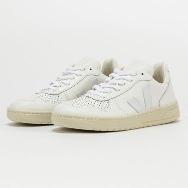 Sneakers og sko Veja V-10 Leather W Hvid | VX021270A, 1