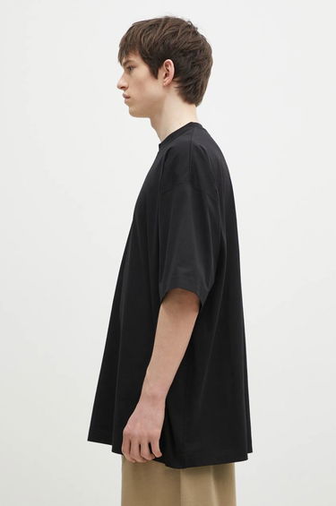 T-shirt VETEMENTS Oval Logo Oversized T-Shirt Sort | UA66TR605BW, 1