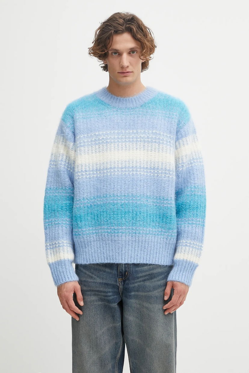 Sweater KENZO Kenzo Speed Stripe Jumper Blå | FF65PU7653CG