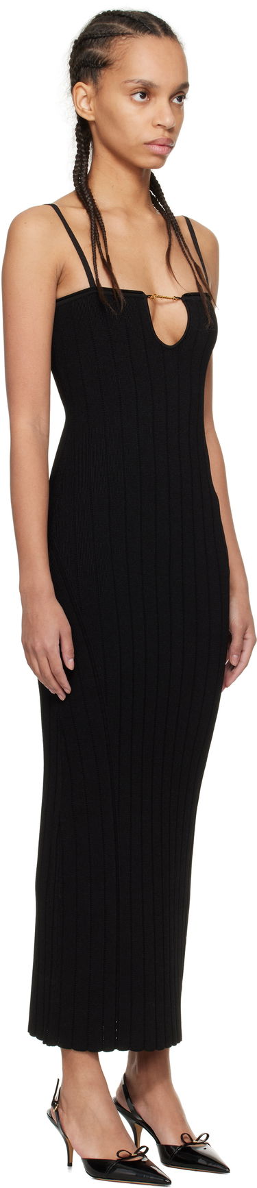Kjole Jacquemus Sierra Midi Dress Sort | 24E241KN358-2355, 1