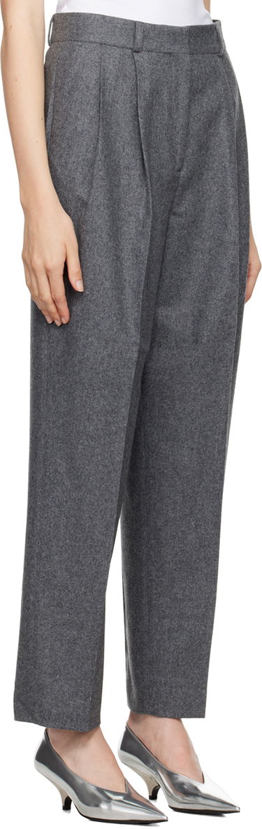 Bukser TOTEME Double-Pleated Tailored Trousers Grå | 244-WRB847-FB0024, 1