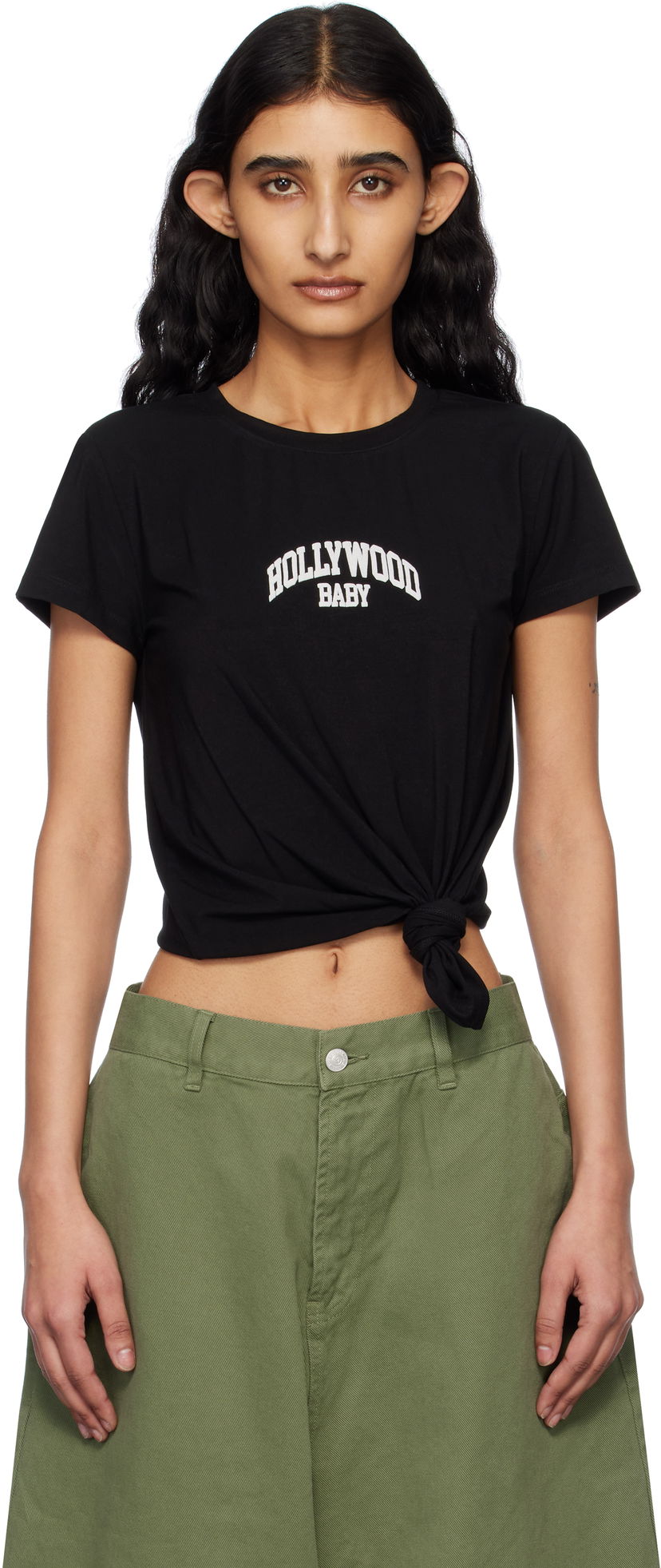 T-shirt MISBHV MISBHV Hollywood Baby Knotted T-Shirt Sort | 250W136