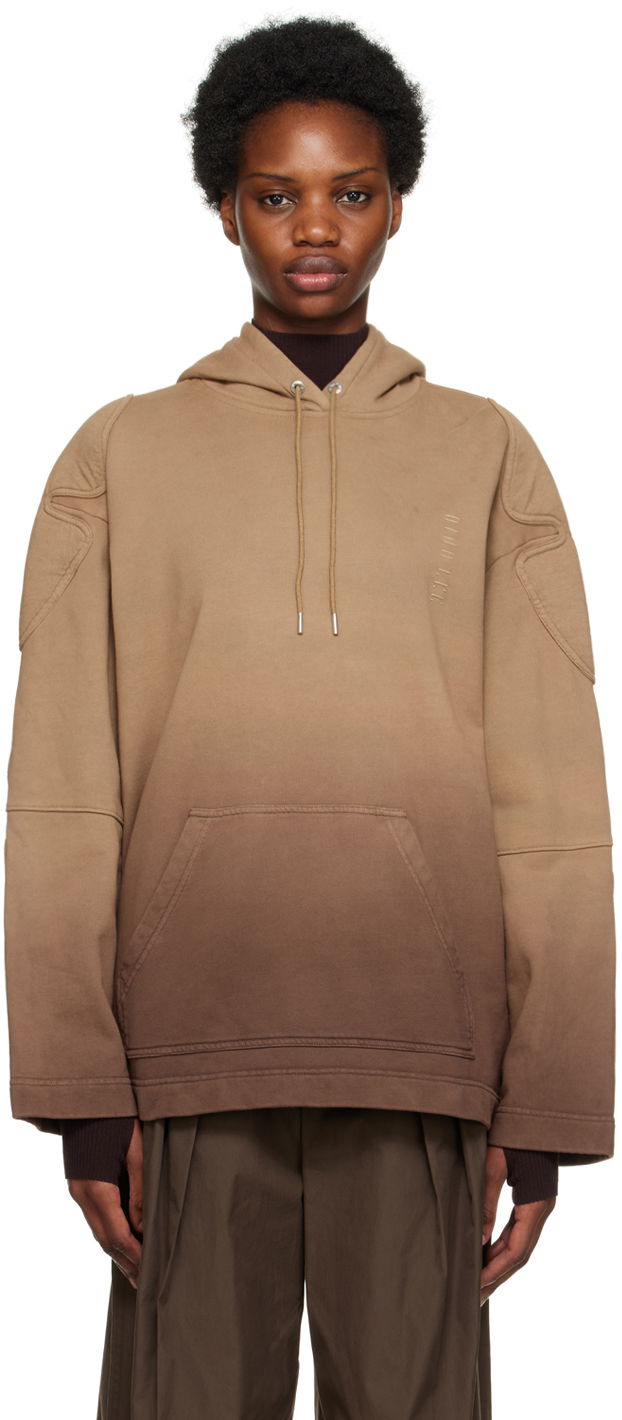 Sweatshirt Dion Lee Padded Sunfade Hoodie Brun | C3093R23
