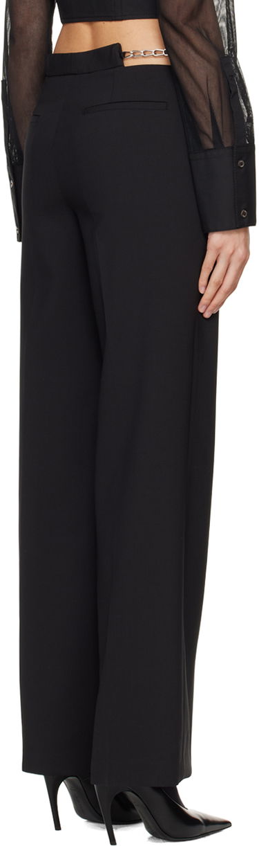 Bukser Dion Lee Chain Link Detail Trousers Sort | C2181PS24, 2