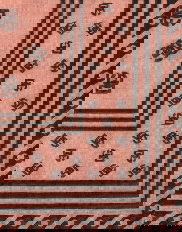 Tørklæde Dolce & Gabbana Dolce & Gabbana Silk & Cashmere Logo Print Scarf Lyserød | FS209AGDB8GH2VAN, 1
