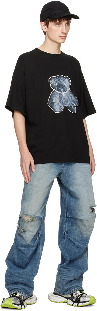 T-shirt We11done We11done Necklace Teddy Graphic T-Shirt Sort | WD-TT9-20-117-U-BK, 3
