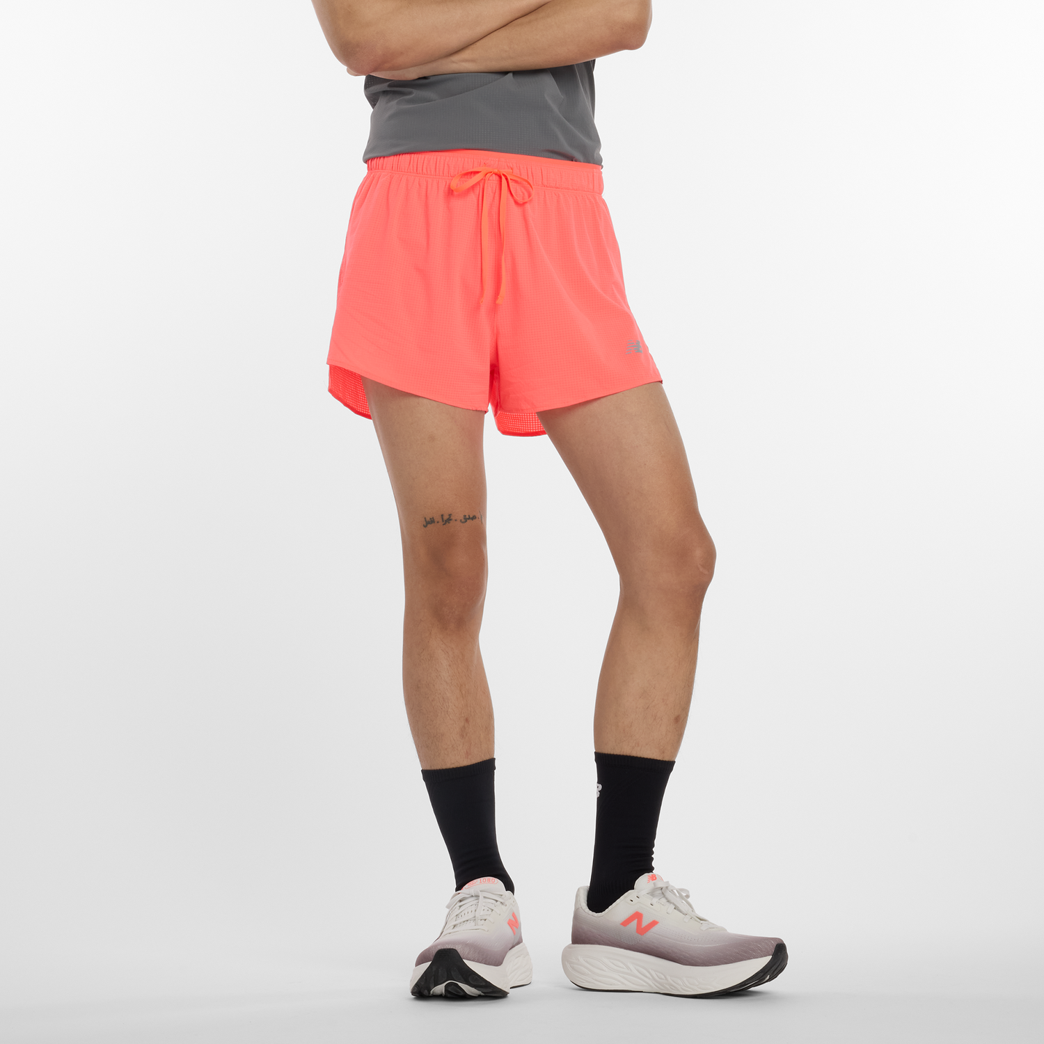 Shorts New Balance Impact Run 3 Inch Short Orange | NBMS51283URR, 0
