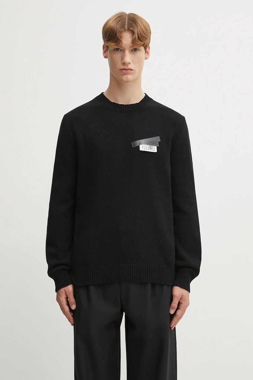 Sweater Maison Margiela MM6 Maison Margiela Wool Sweater Sort | SH2HL0030.M13168.900S