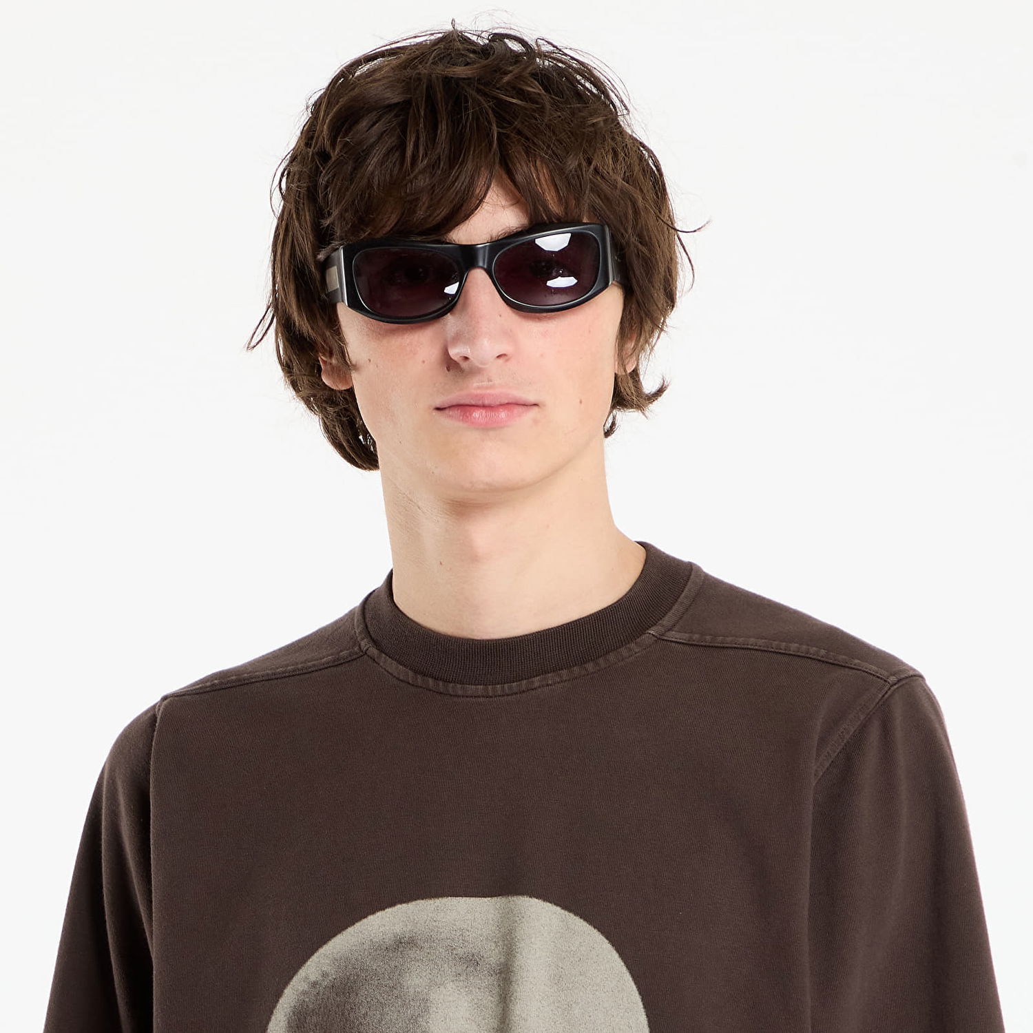 T-shirt Rick Owens Rick Owens DRKSHDW Jumbo Ss Head Graphic T-shirt Brun | DU02E7274 RIGEP1 7808, 1
