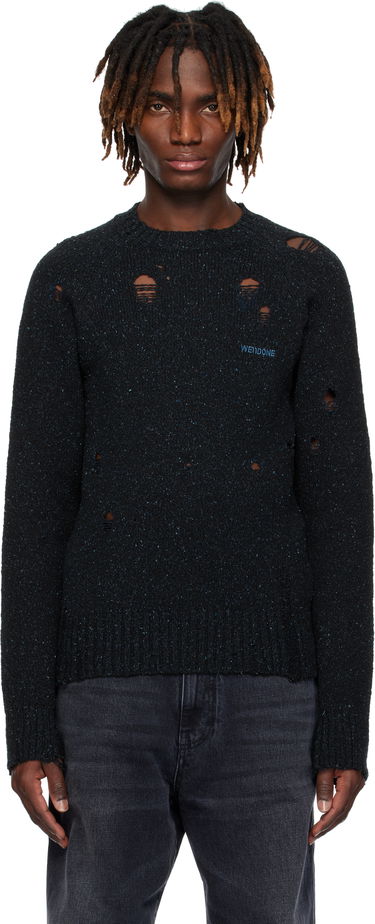 Sweater We11done We11done Distressed Knit Sweater Sort | WD-KT0-25-623-U-NV, 0