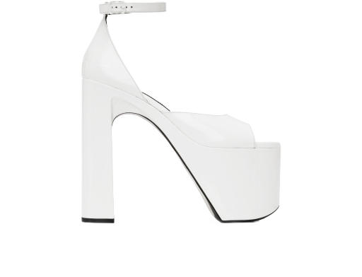 Sneakers og sko Balenciaga Camden 160 Heeled Sandals "White" Hvid | 742308 WA980