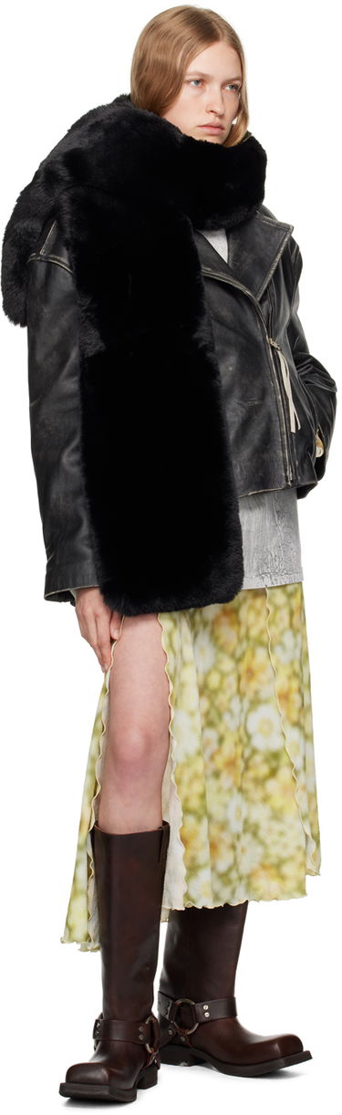 Tørklæde Acne Studios Acne Studios Furry Scarf Lilla | CA0349-, 4