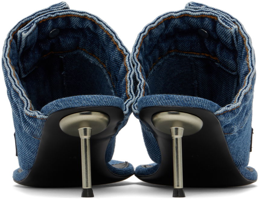 Sneakers og sko Coperni Open Thong Heeled Sandals Blå | COPSH51202, 1