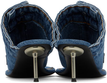Sneakers og sko Coperni Open Thong Heeled Sandals Blå | COPSH51202, 1