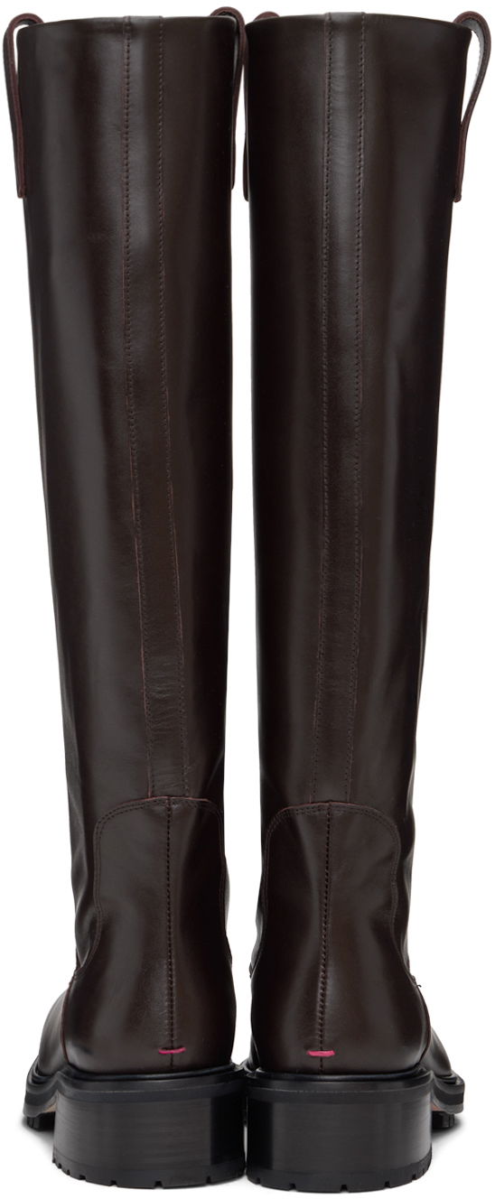 Tøj Aeyde Aeyde Henry Tall Boots Brun | A11-KB-LAID45CH-222-953-001, 1