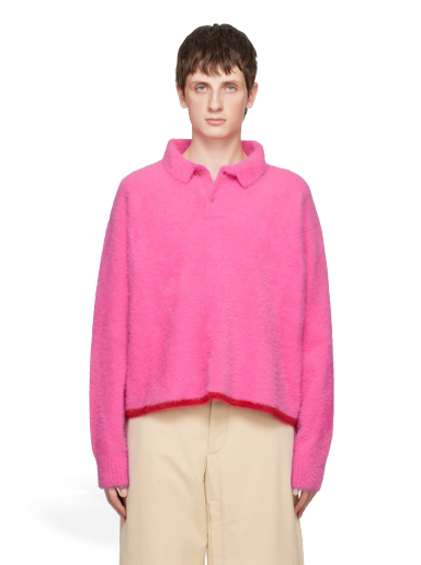 Polo skjorte Jacquemus Le Papier 'Le Polo Neve' Polo Lyserød | 21H216KN601-2390