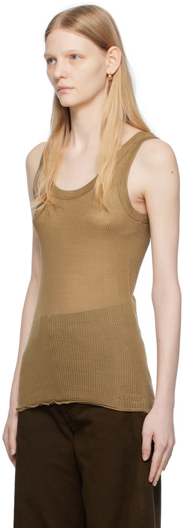 Tanktop LEMAIRE Lemaire Seamless Tank Top Brun | TO1121 LJ1007, 3